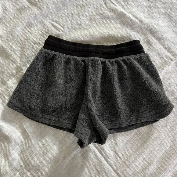 Feat Women's Small Blanketblend Shorts Tie Dye High Rise Fuzzy Drawstring - 0347 - Picture 6 of 6